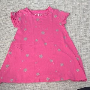 Chaser Pink Dress w/ Silver Stars